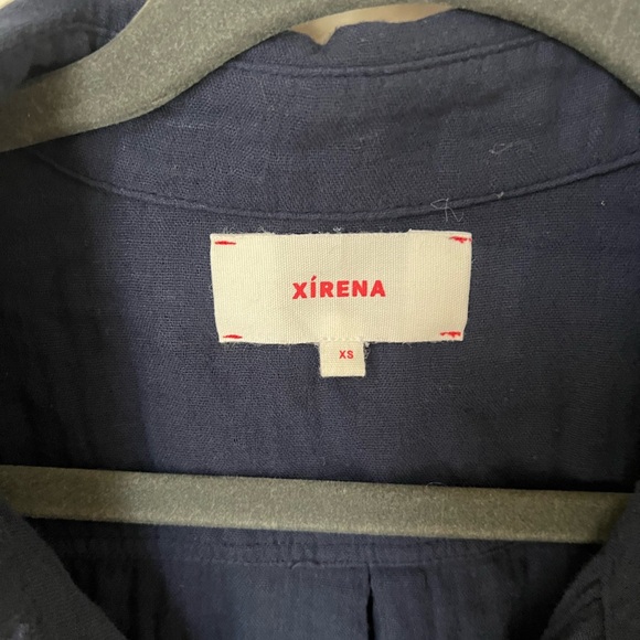 XiRENA Scout Shirt in North Star Dark Blue Button Down Shirt size XS - Picture 4 of 7